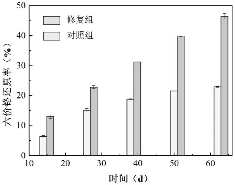 Microbacterium and microbial reduction method thereof for repairing chromium-polluted soil