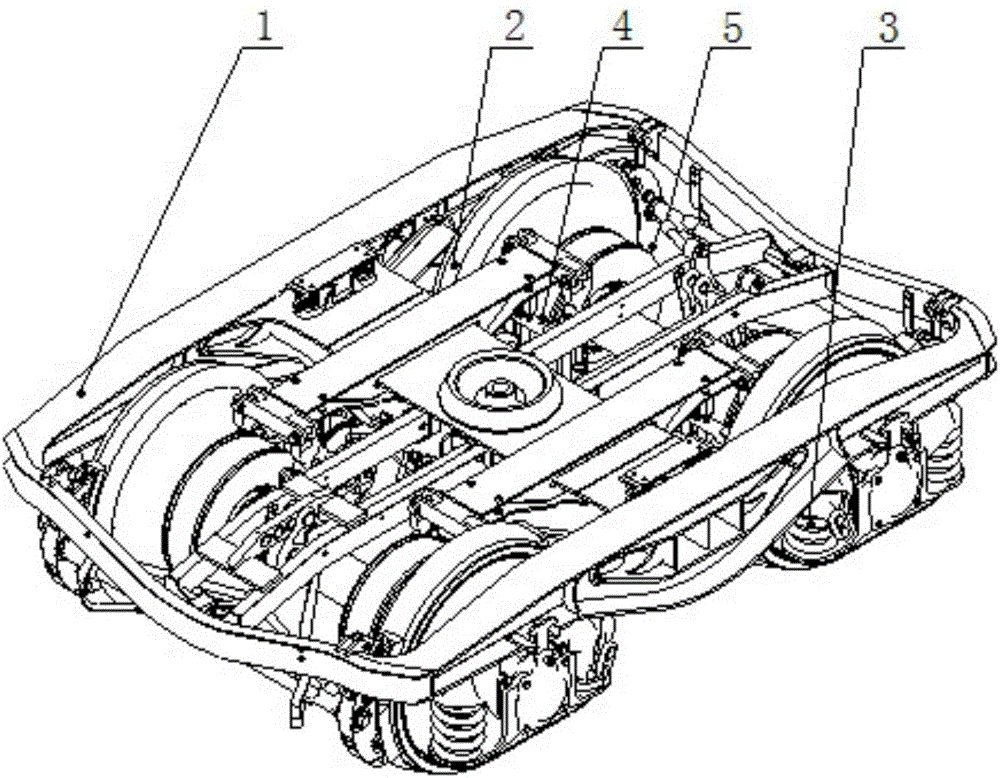 Novel engineering vehicle bogie