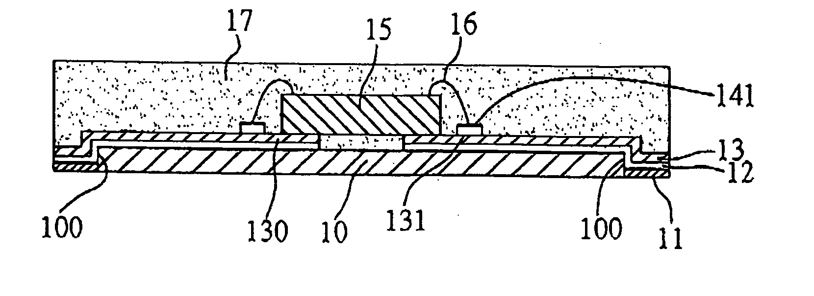 Semiconductor package free of substrate and fabrication method thereof