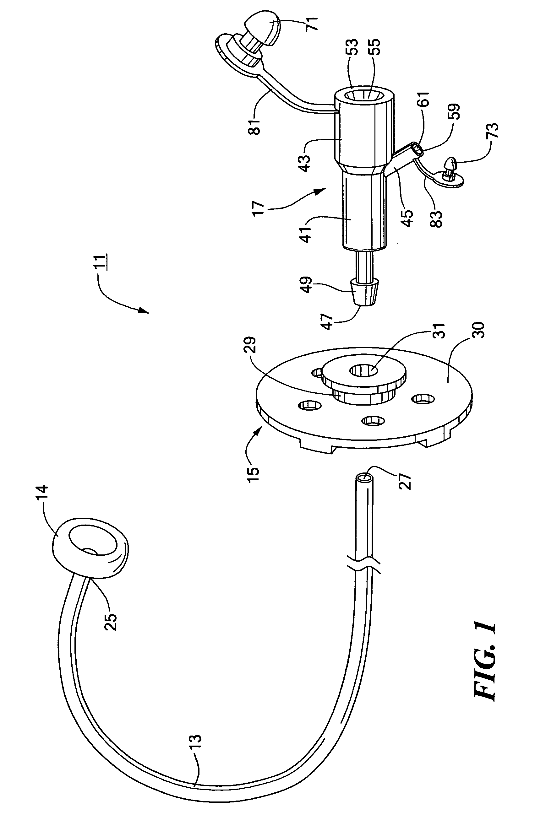 Safety Y-port adaptor and medical catheter assembly including the same