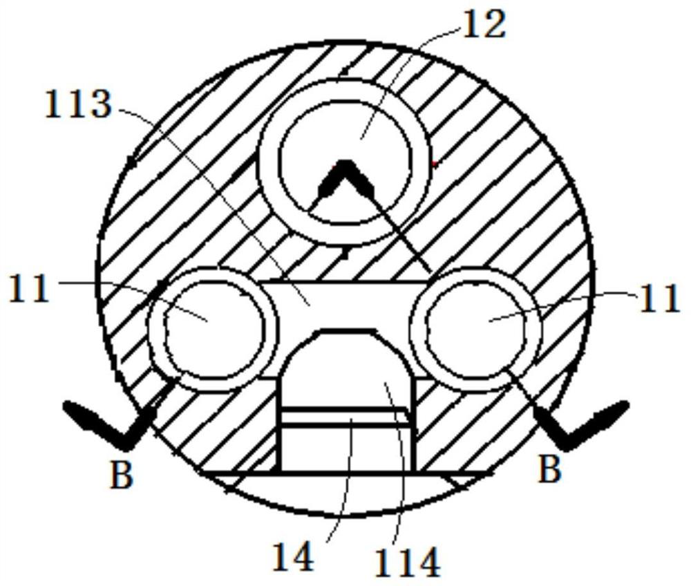 Same-hole multi-slurry injection machine tool and same-hole multi-slurry injection plugging method