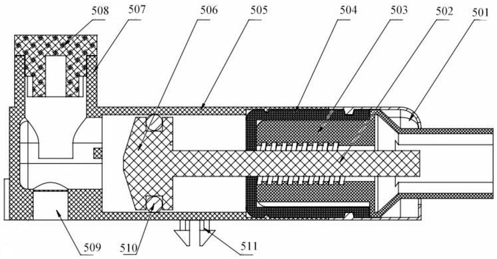 An injection pump drive device for a microfluidic system