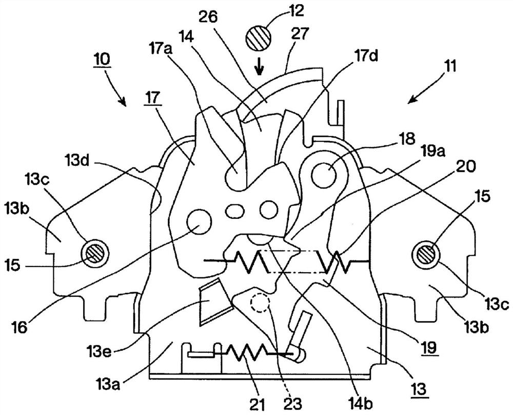 Bonnet latch device