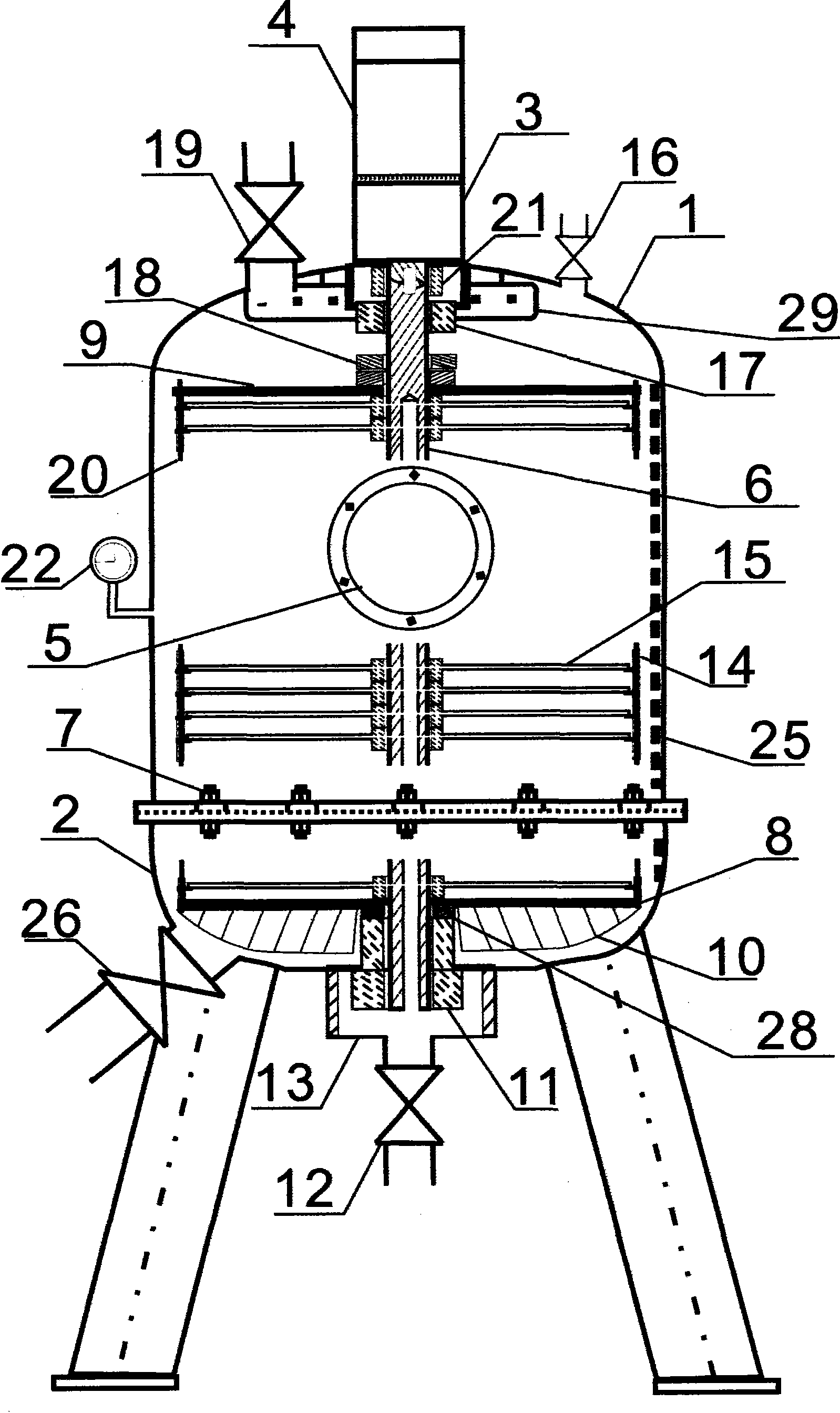 High-efficiency energy-saving disk type filtering equipment