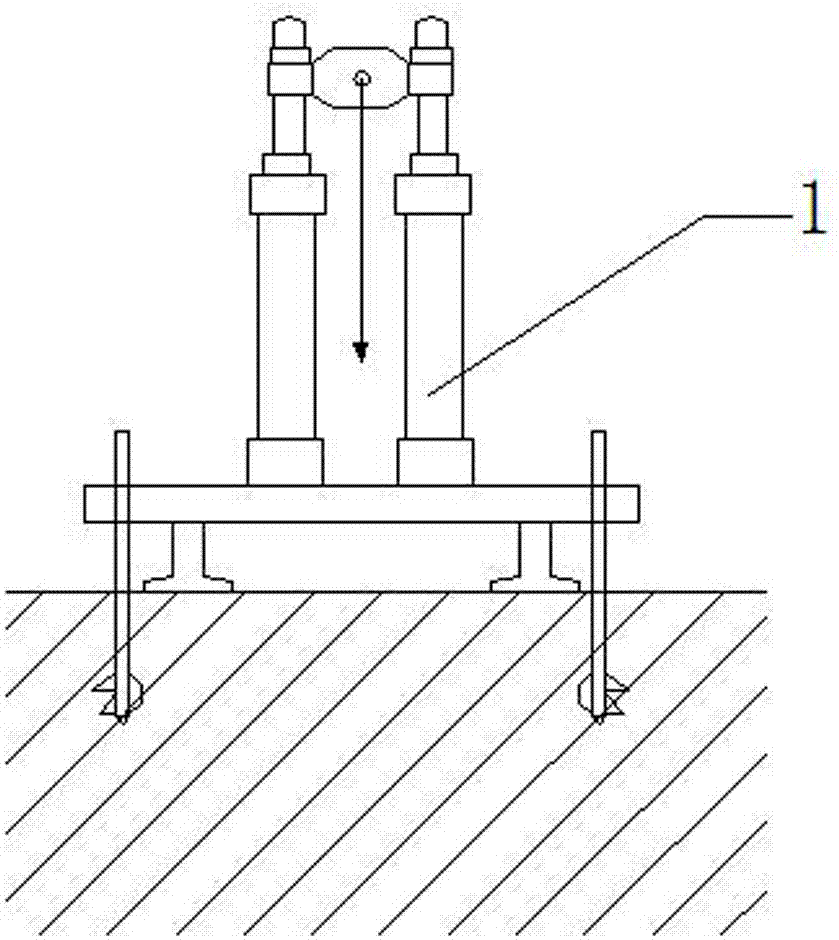 Injection method for static sounding probe rod