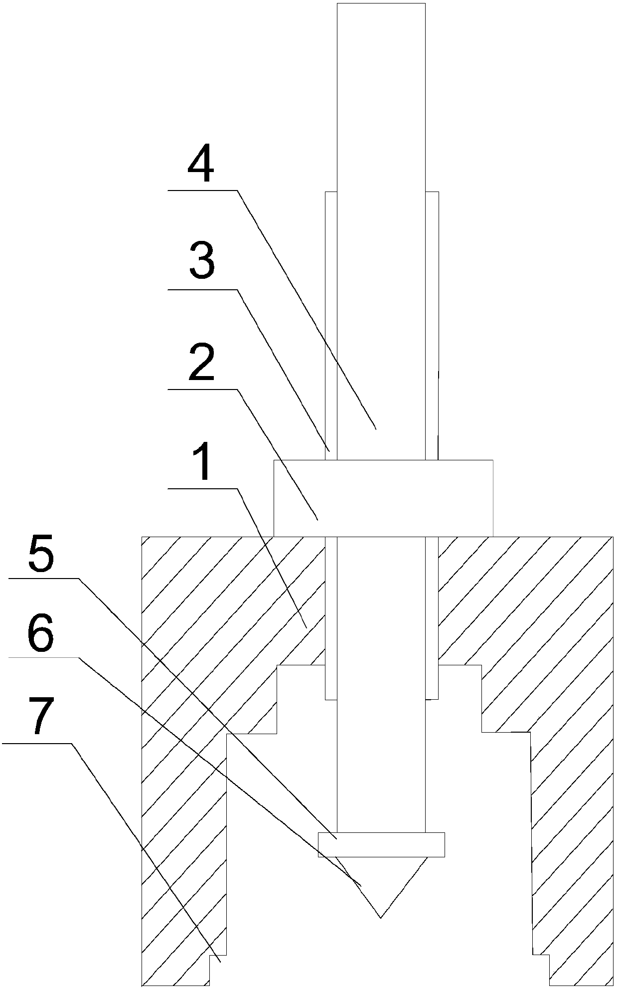 Bearing oil seal drawing structure