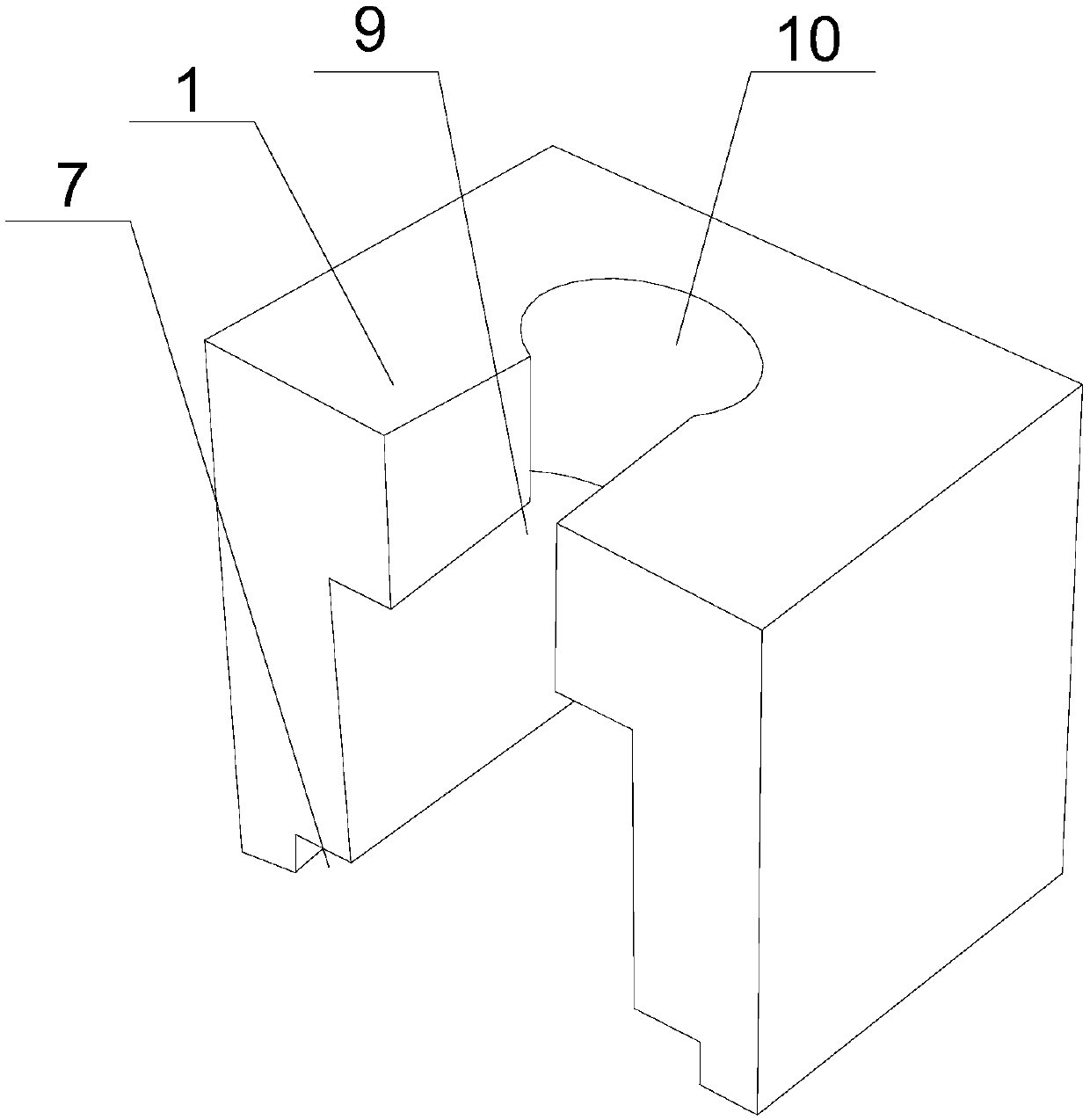 Bearing oil seal drawing structure