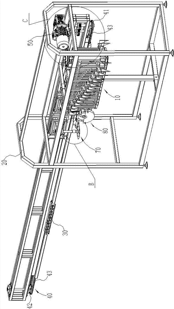 Bird gizzard opening machine and bird gizzard opening equipment