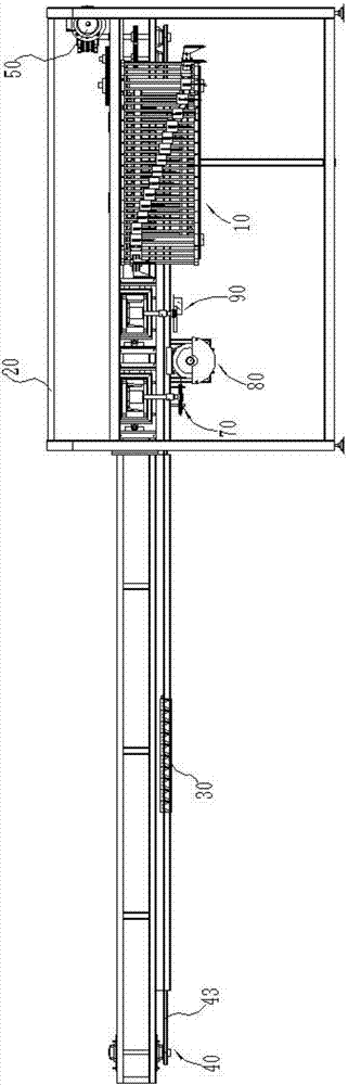 Bird gizzard opening machine and bird gizzard opening equipment