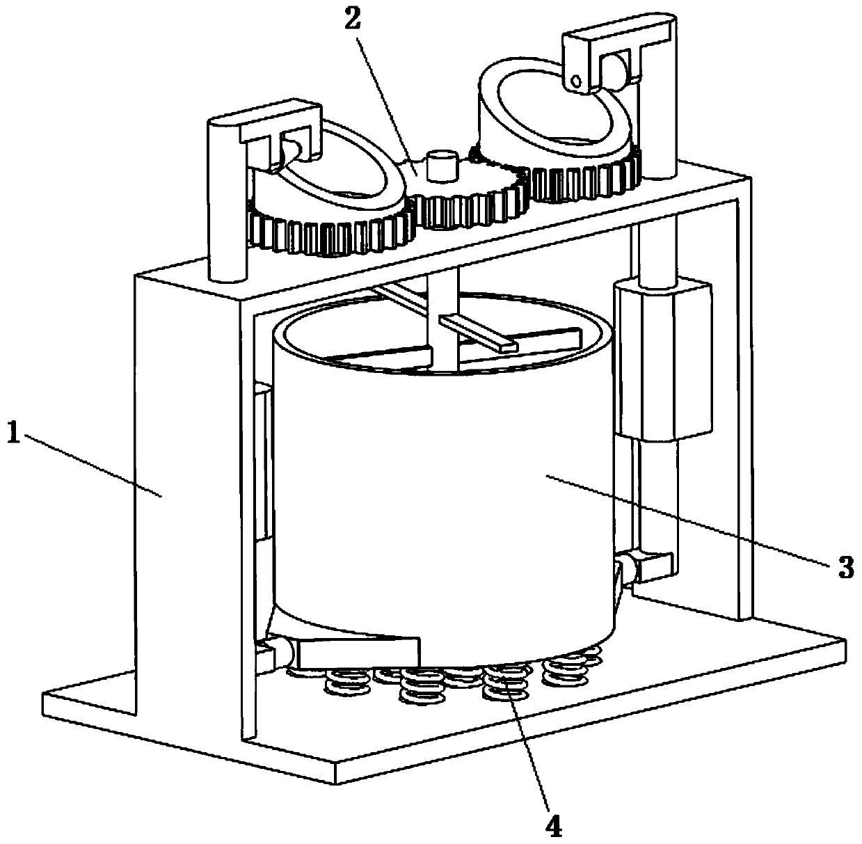 Efficient production technology of lithium battery negative electrode slurry