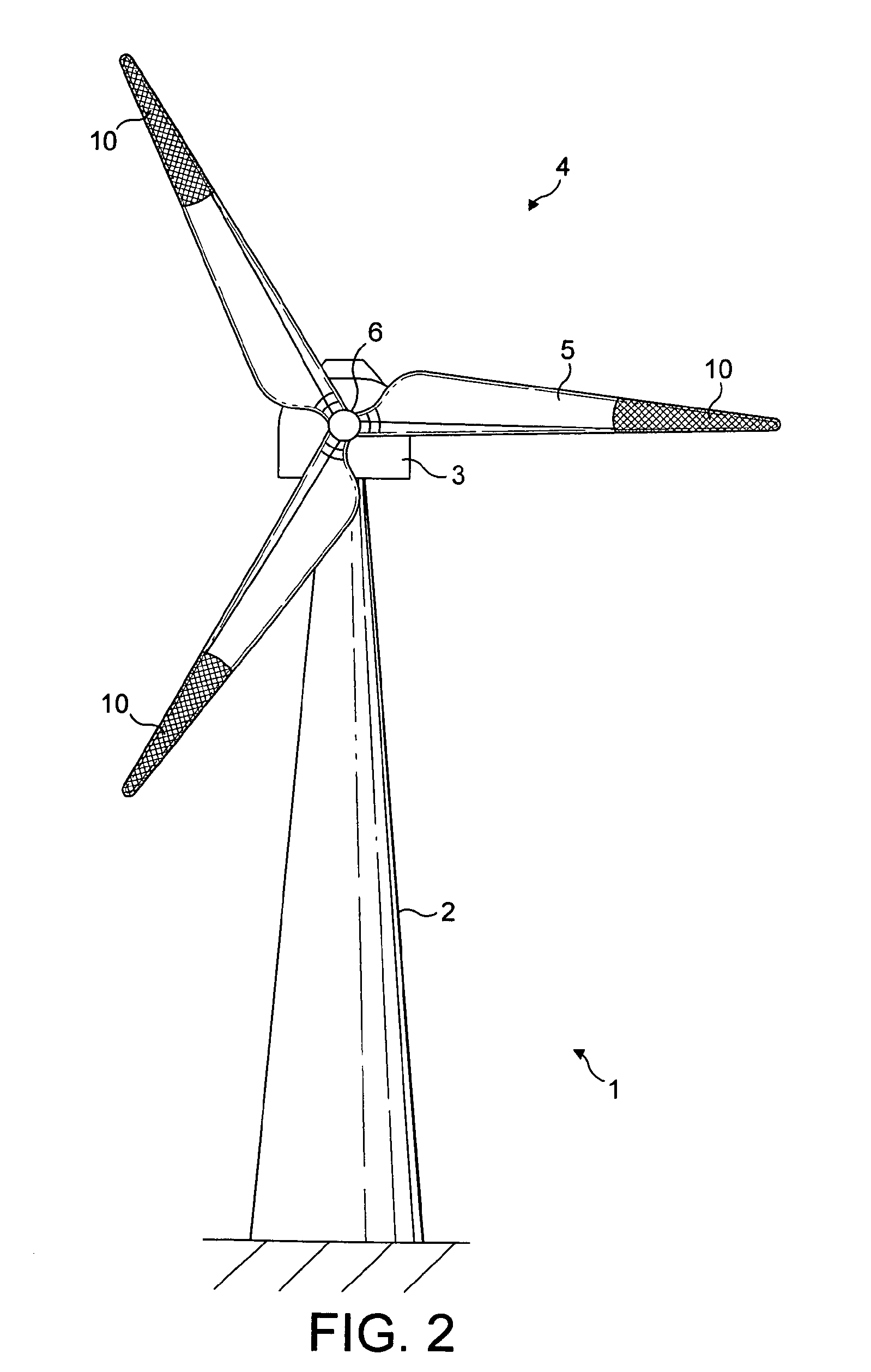 Anti-oscillation apparatus and technique for securing wind turbine blades against oscillations