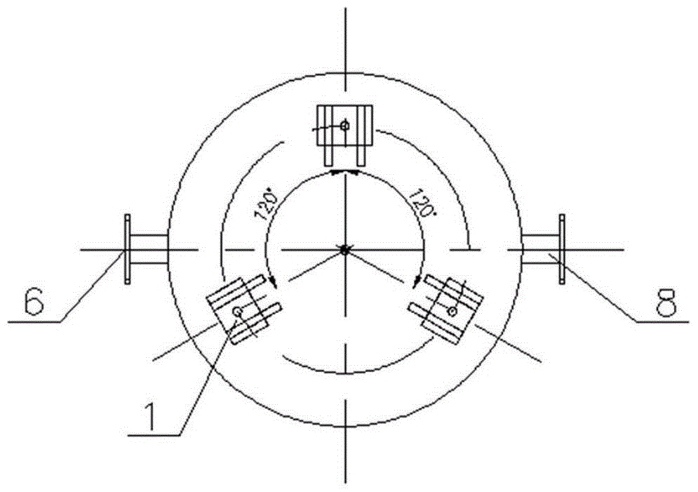 A pressurized humidification device for laboratory piping system