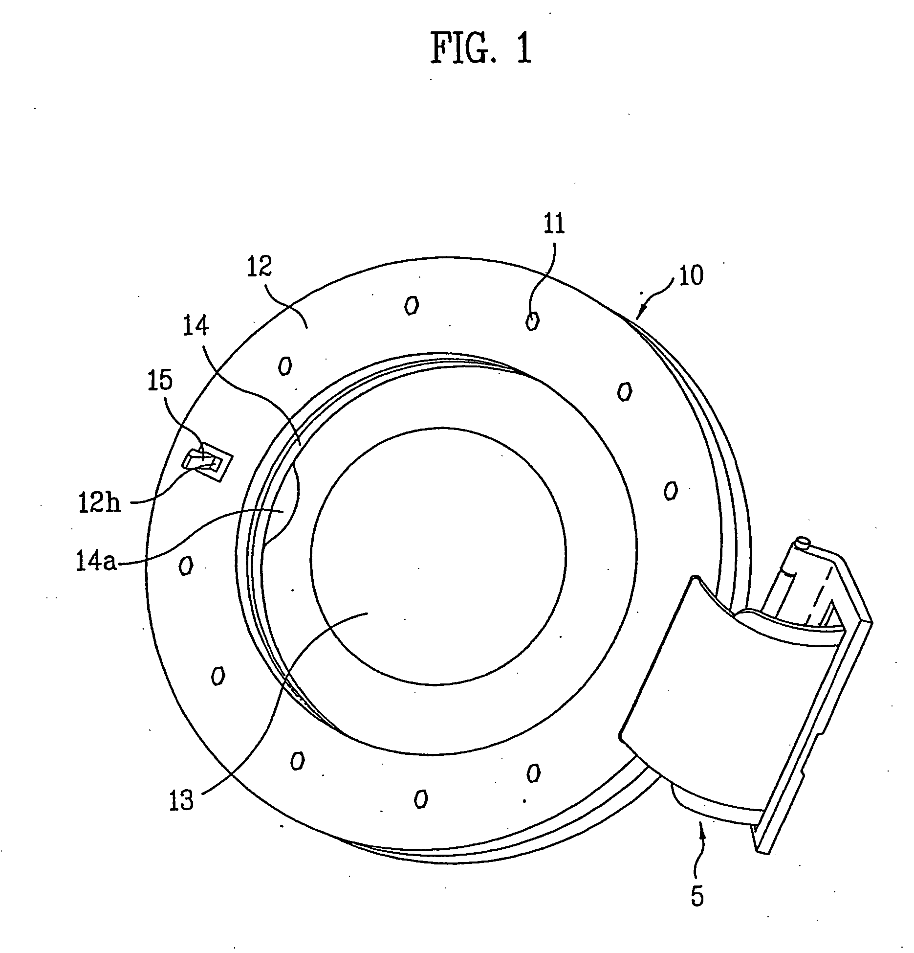 Door and a drum type washing machine and a clothes drier using the same