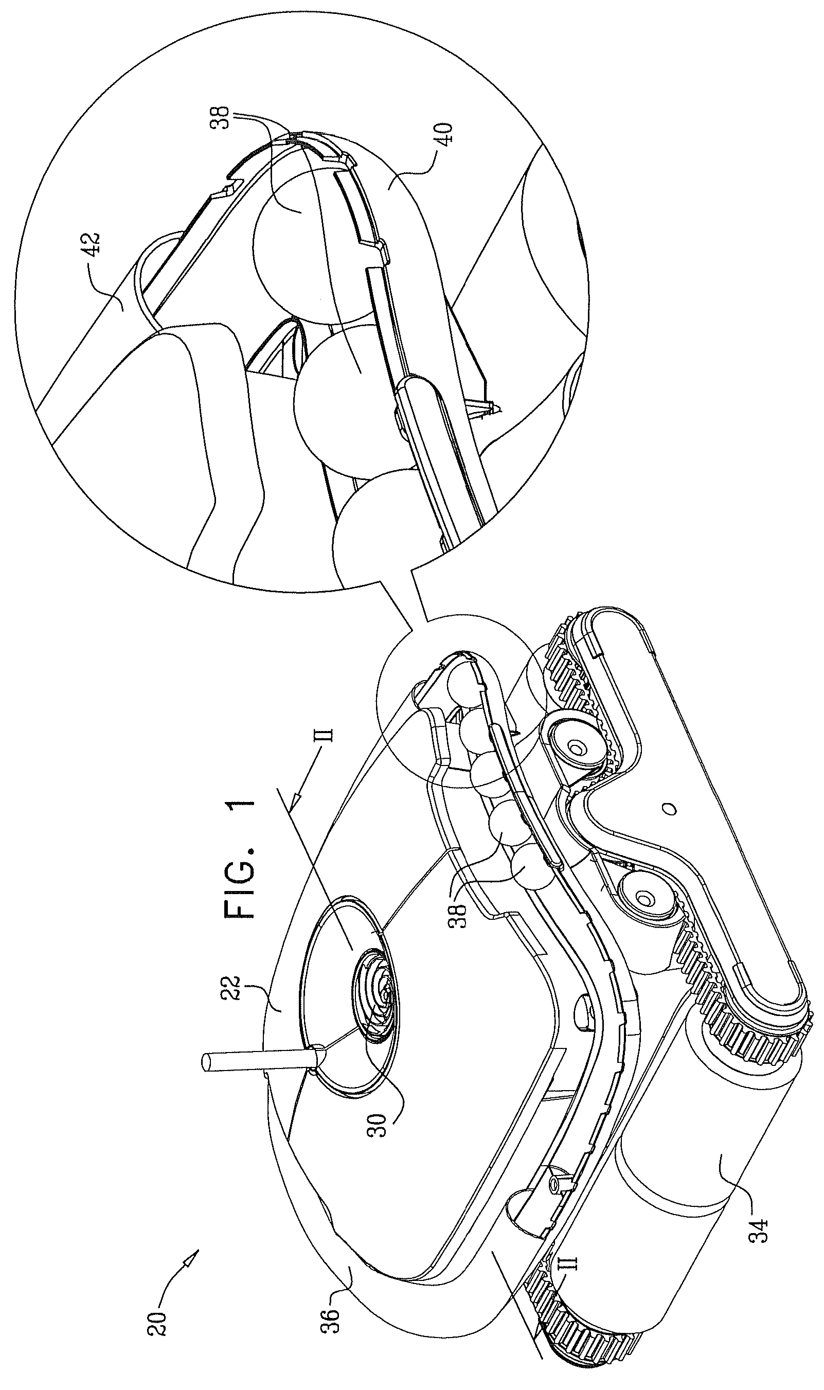 Self-righting pool cleaning robot