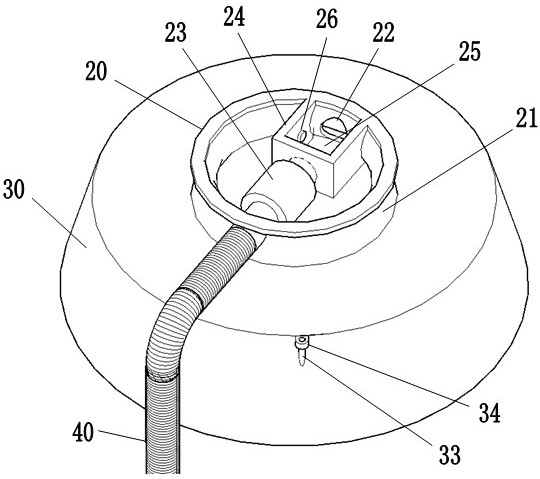 Indoor fire alarm sensing device