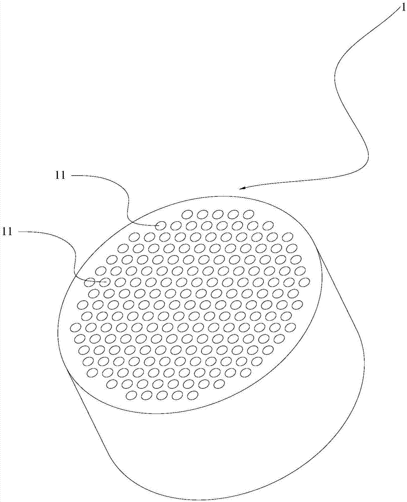 Honeycomb heating body