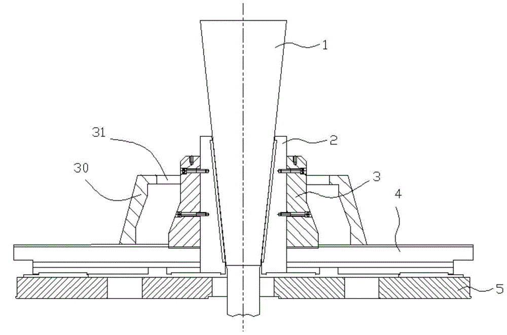 Method for thermal expansion of aluminum alloy rectangular cross-section ring to form special-shaped cross-section ring