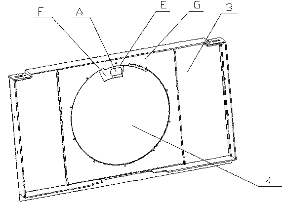 Cabinet door for hydrogen peroxide low-temperature plasma sterilizer