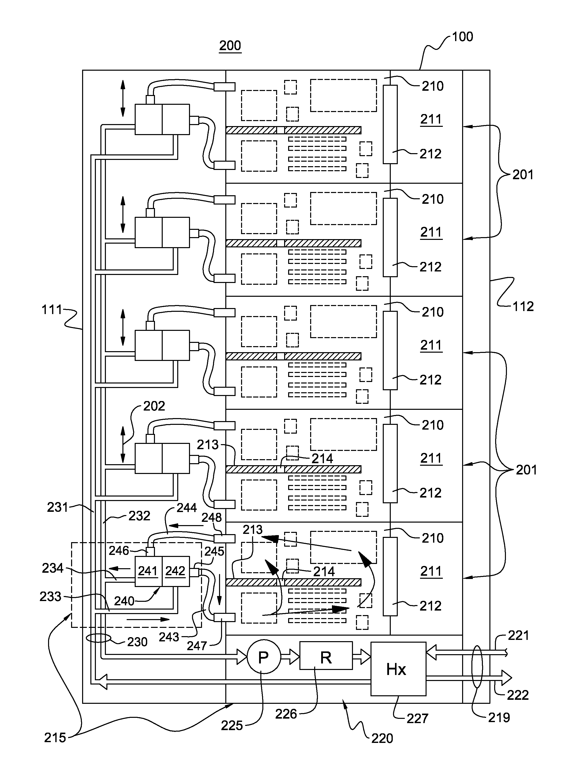 Apparatus and method for facilitating pumped immersion-cooling of an electronic subsystem