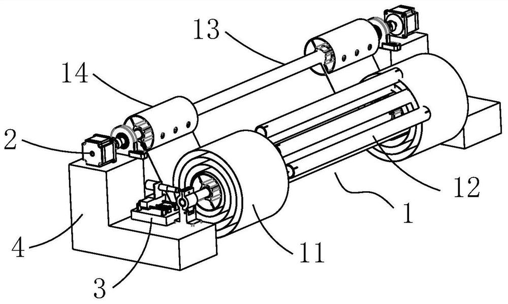 A landing ladder with dual functions of unfolding and retracting