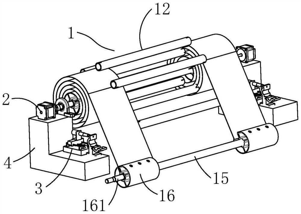 A landing ladder with dual functions of unfolding and retracting