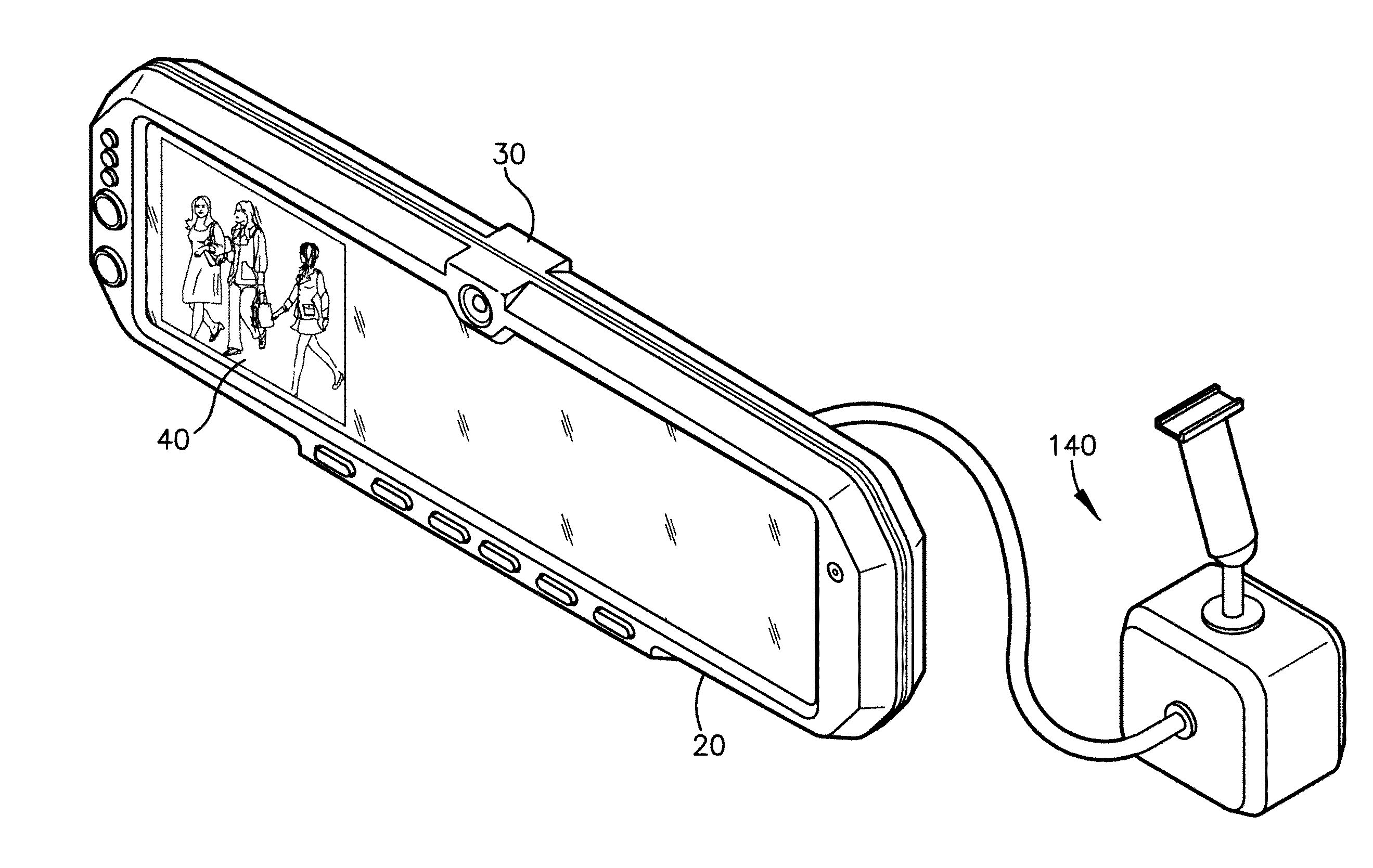 Vehicle-mounted video system with distributed processing