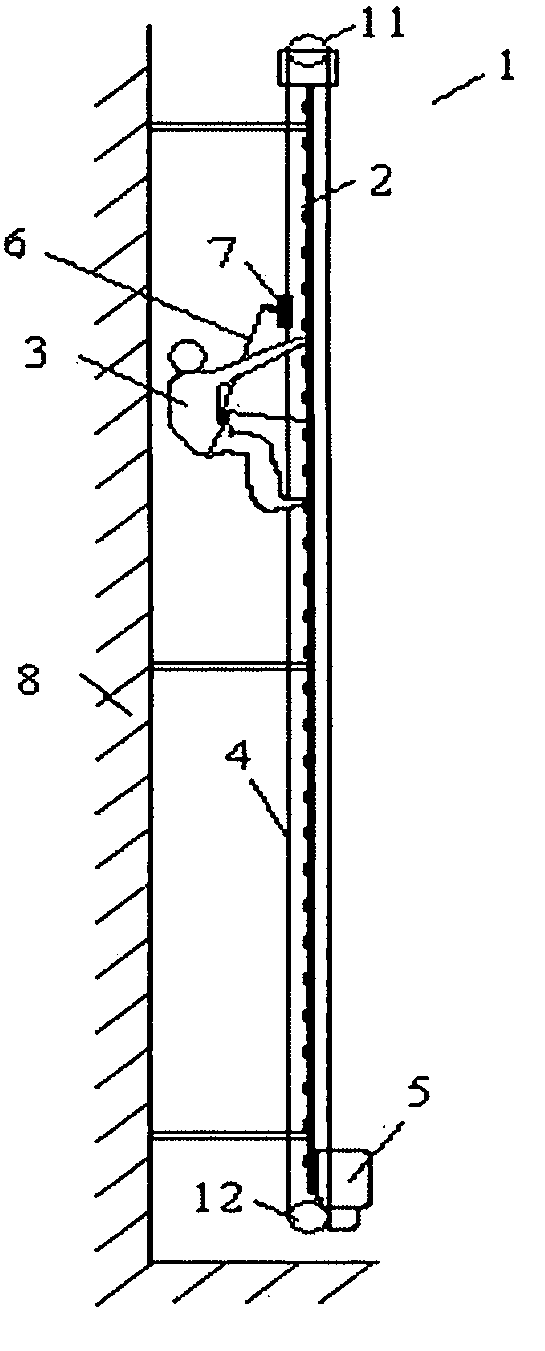 Tower climbing assist device