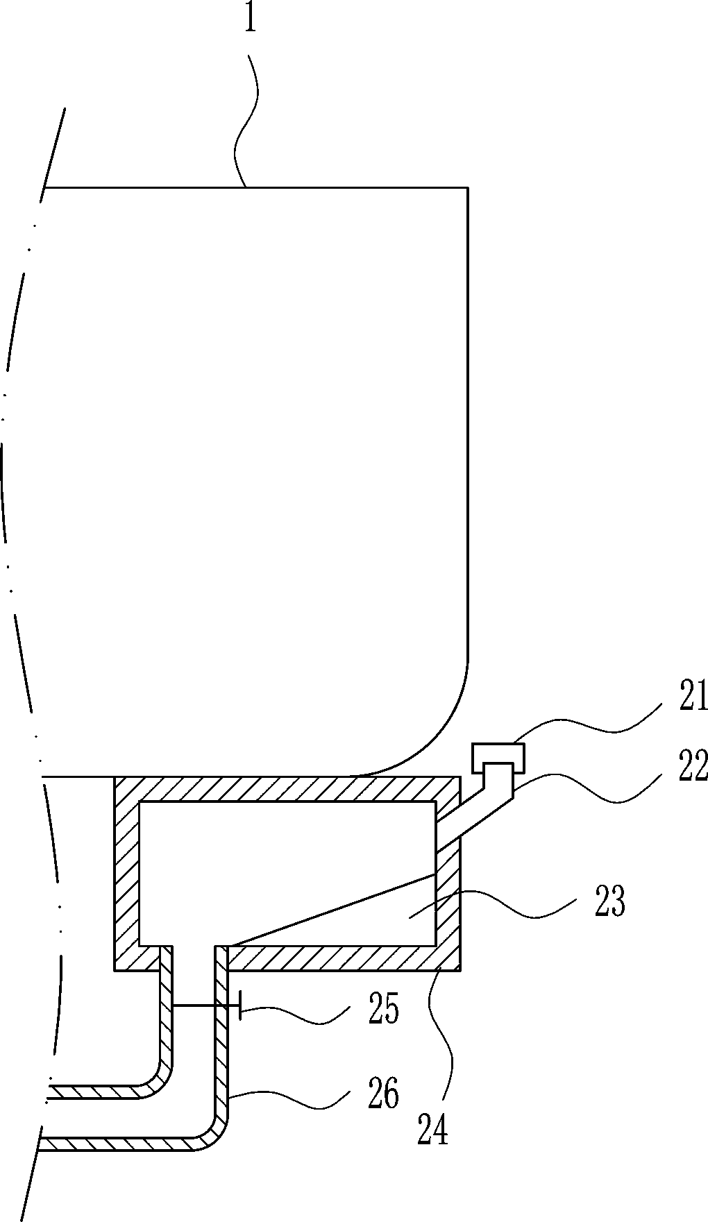 Anti-obstruction environment-friendly type draining filtering equipment