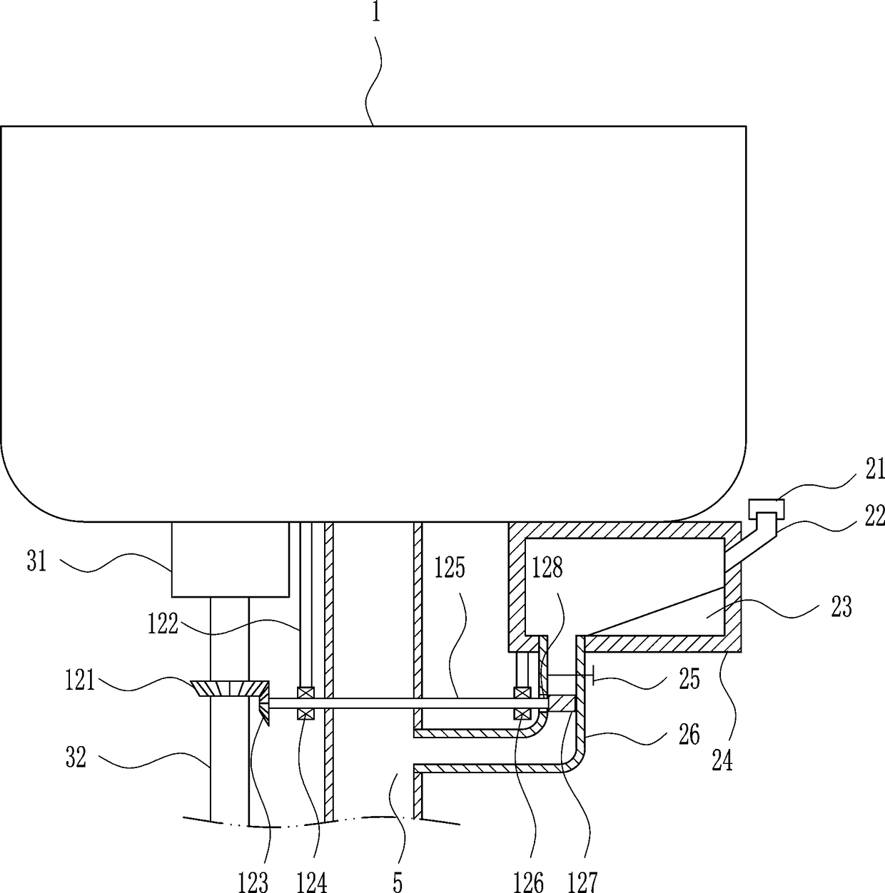 Anti-obstruction environment-friendly type draining filtering equipment