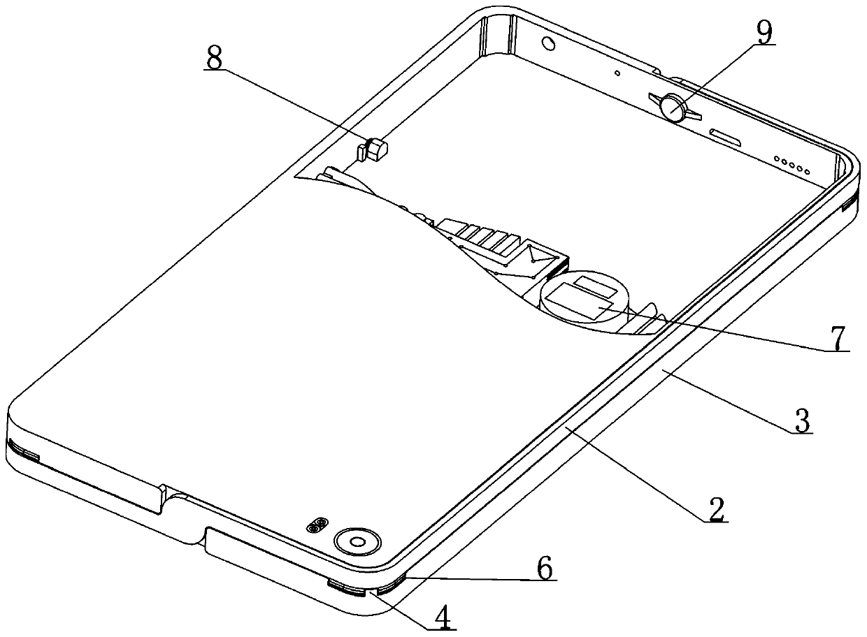 Smart phone with anti-falling function