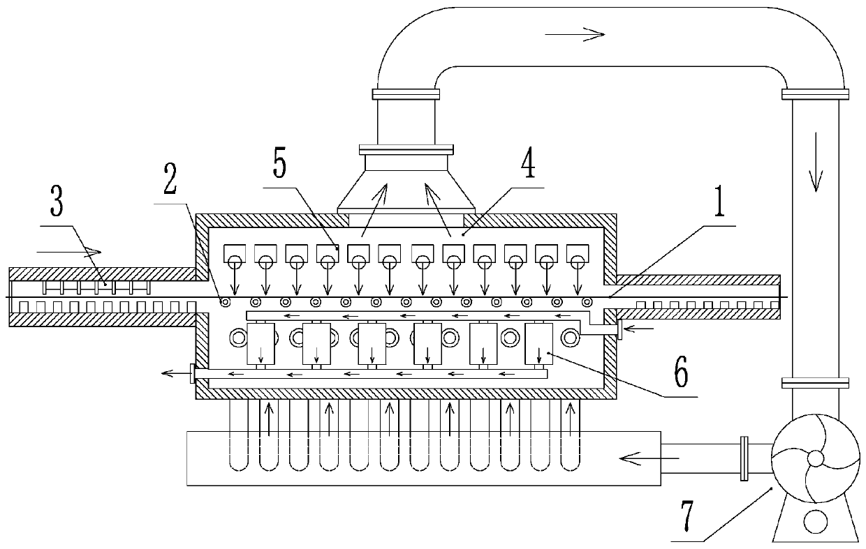 Wide-width thin rubber sheet foaming technology based on infrared ray, steam and microwave composite heating