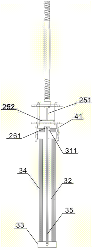 Handheld columnar sediment collector with mud cutting knife edge