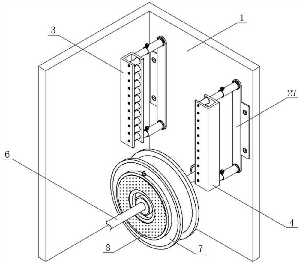 Guide device of elevator compensation chain capable of balancing weight of steel wire rope