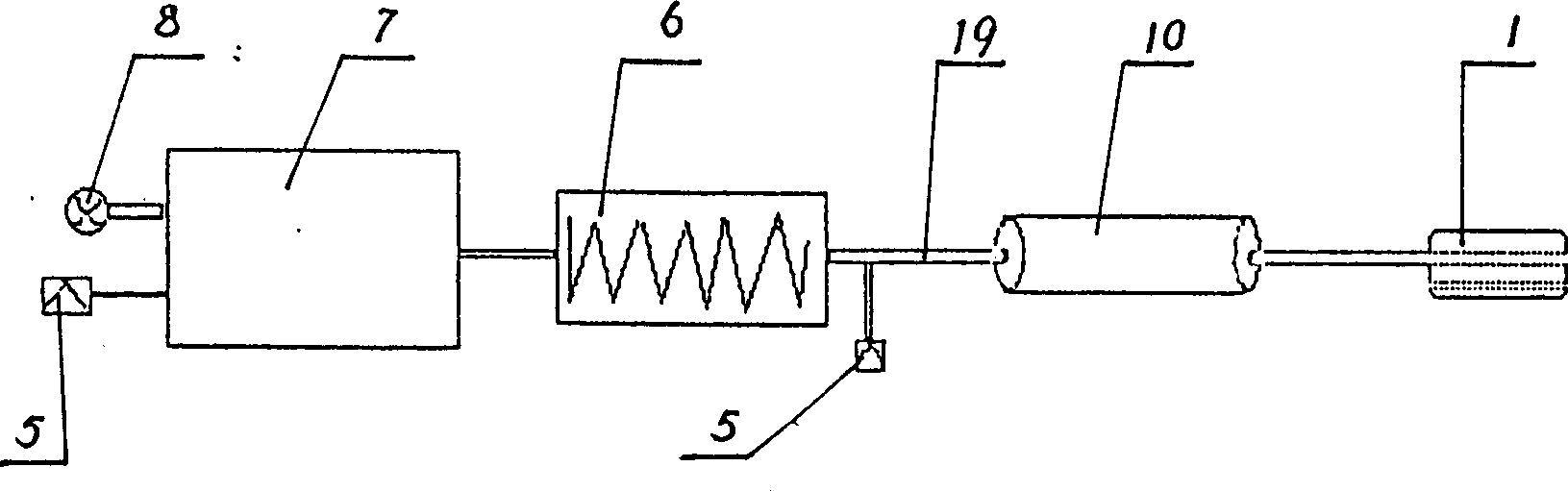 Method and device for measuring venous pressure without wound