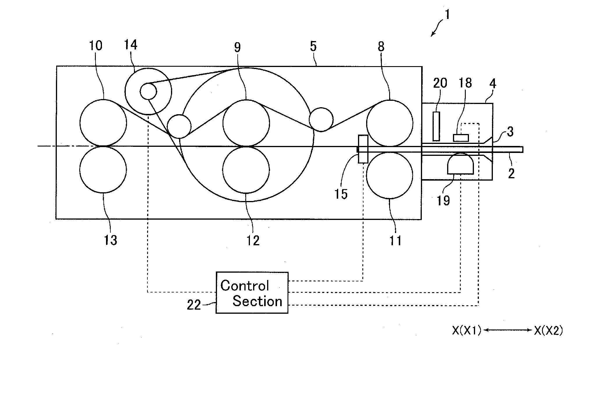 Card reader and control method therefor