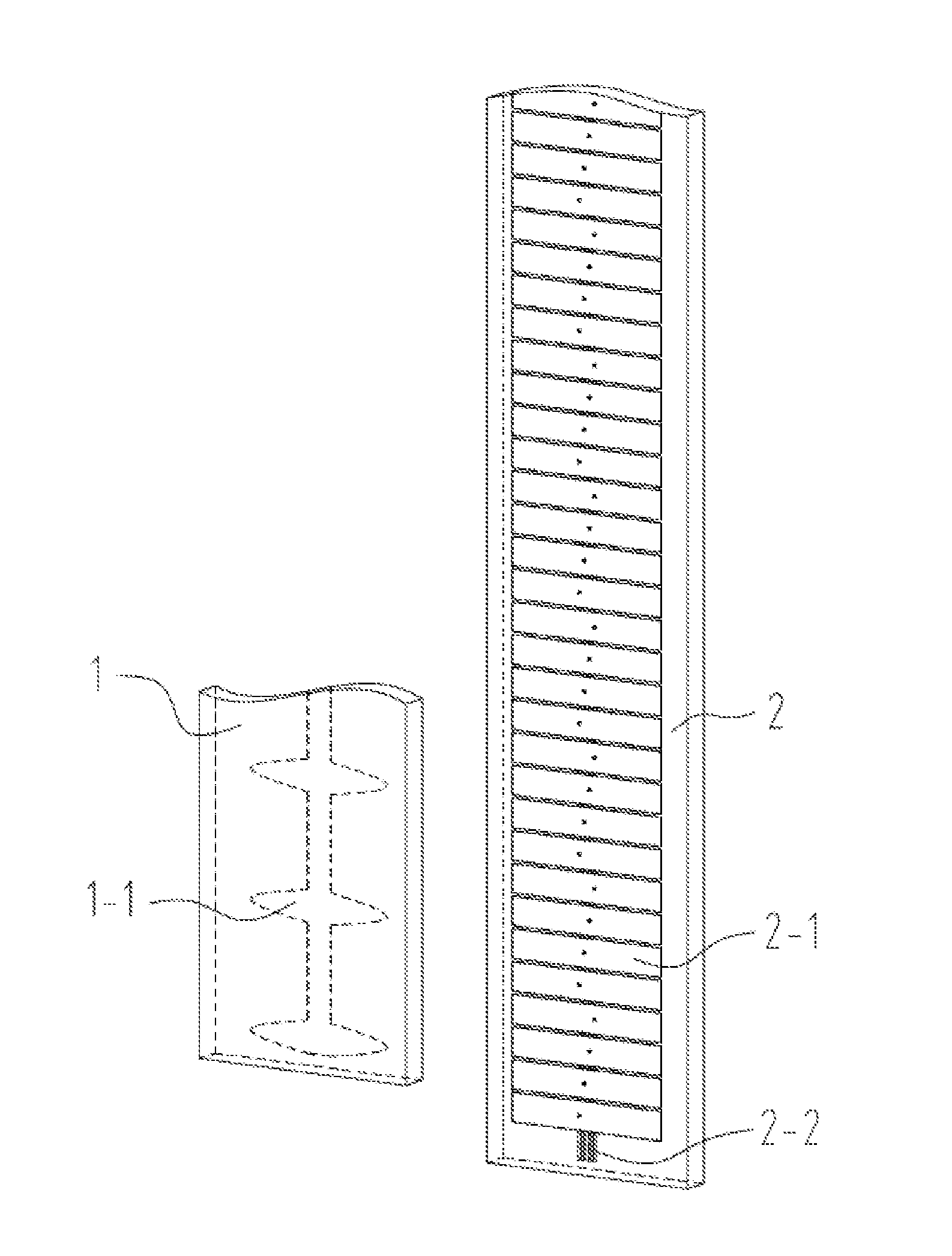 Electric field time-grating linear displacement sensor based on single row multilayer structure