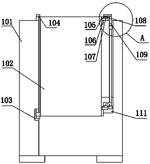 Vertical type round bathing bucket with door and water-storing function