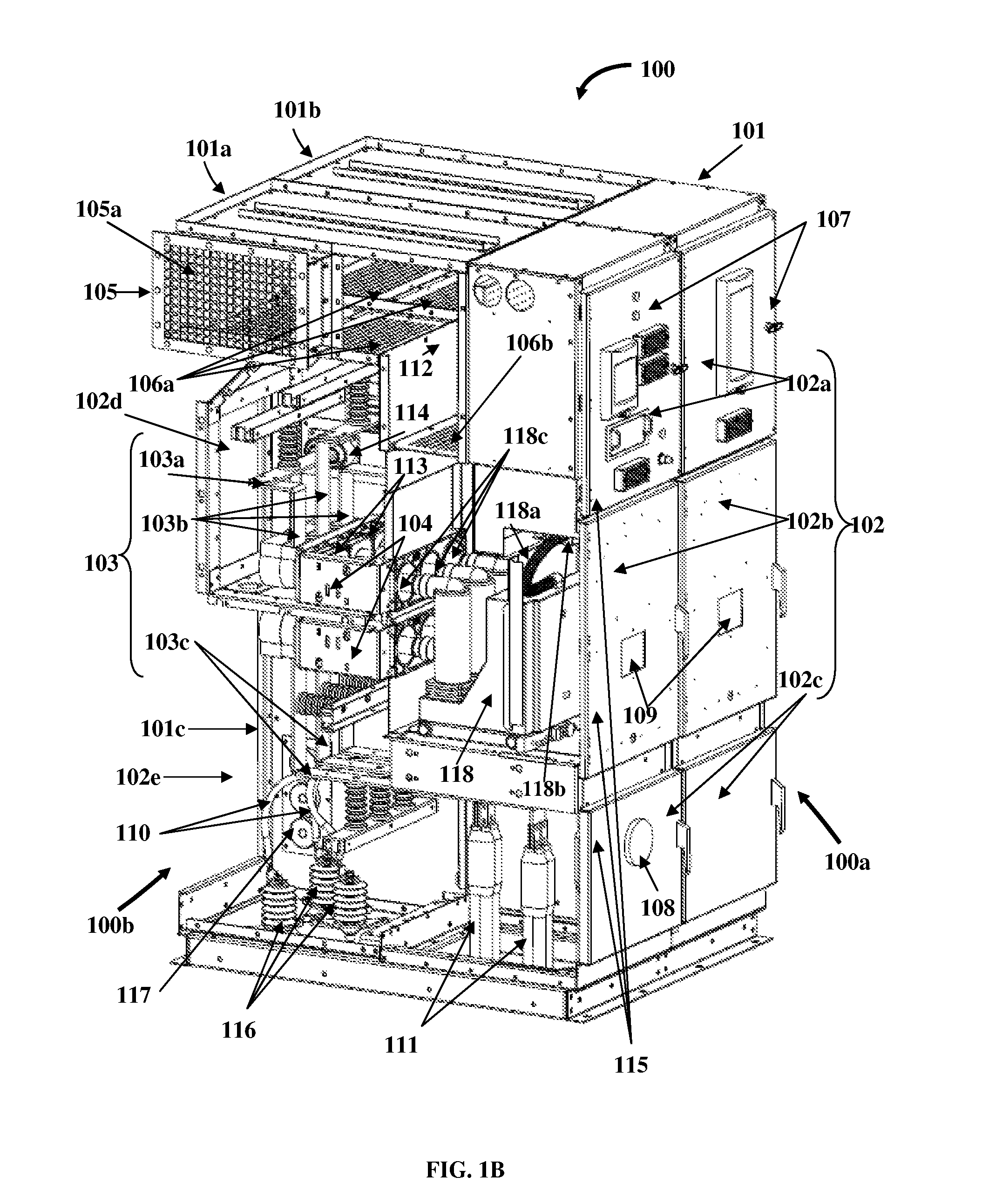 Multi-access switchgear assembly