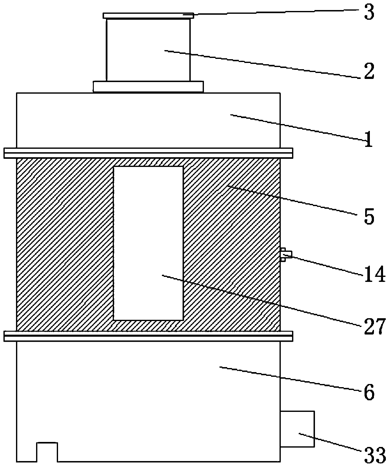 Kitchen garbage processor with anti-blocking effect