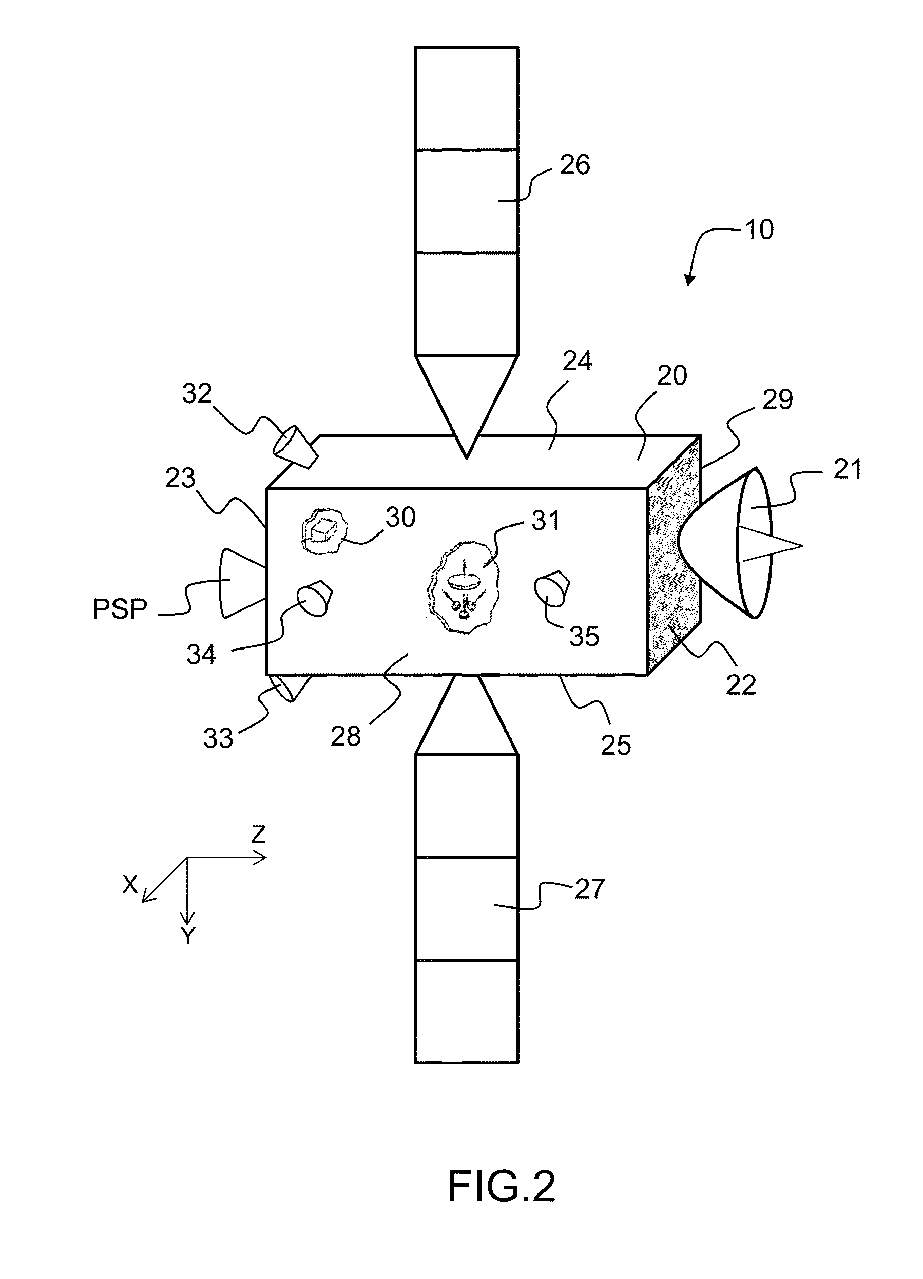 Propulsion system in two modules for satellite orbit control and attitude control