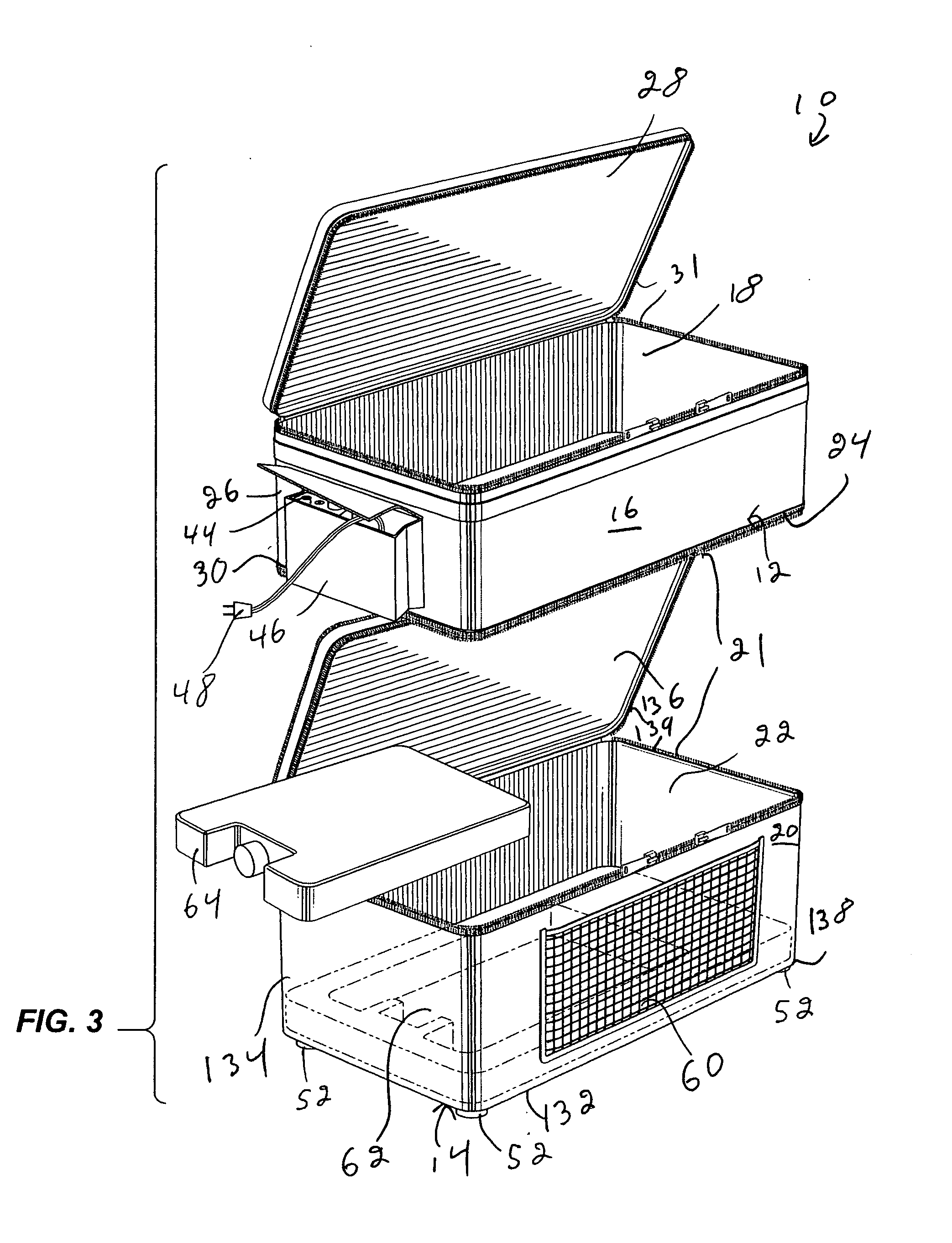 Portable food container