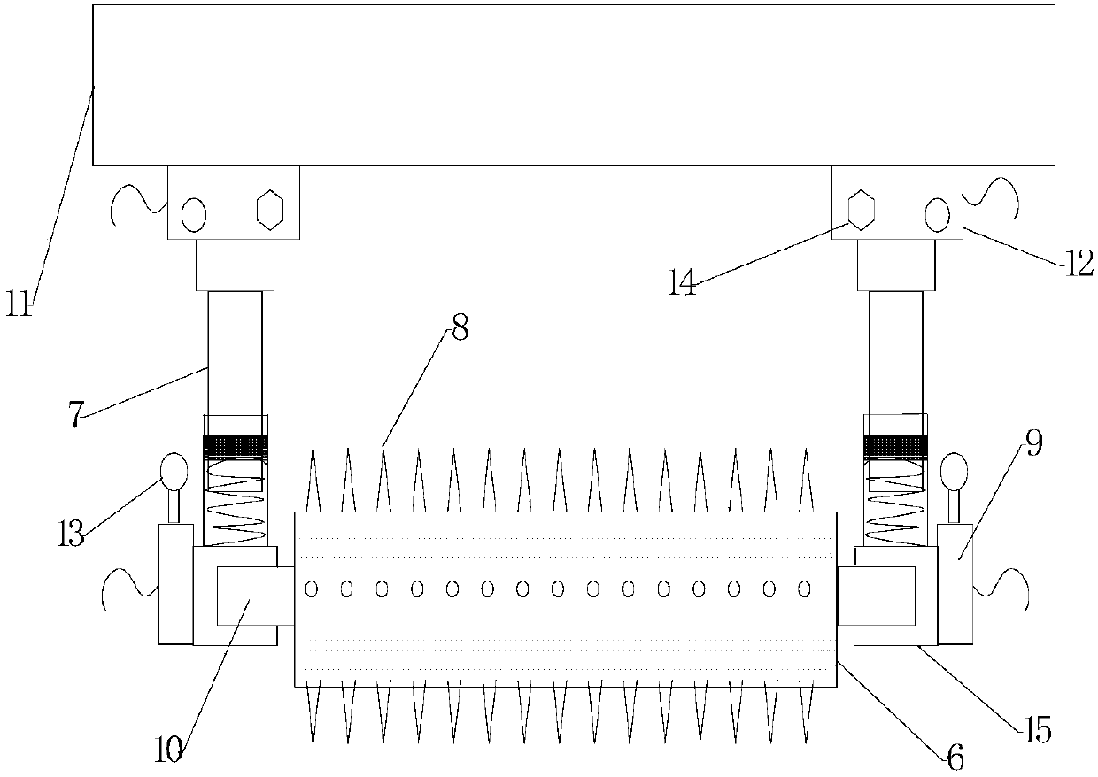 A method and device for improving the air permeability of ultra-thick material layer sintering