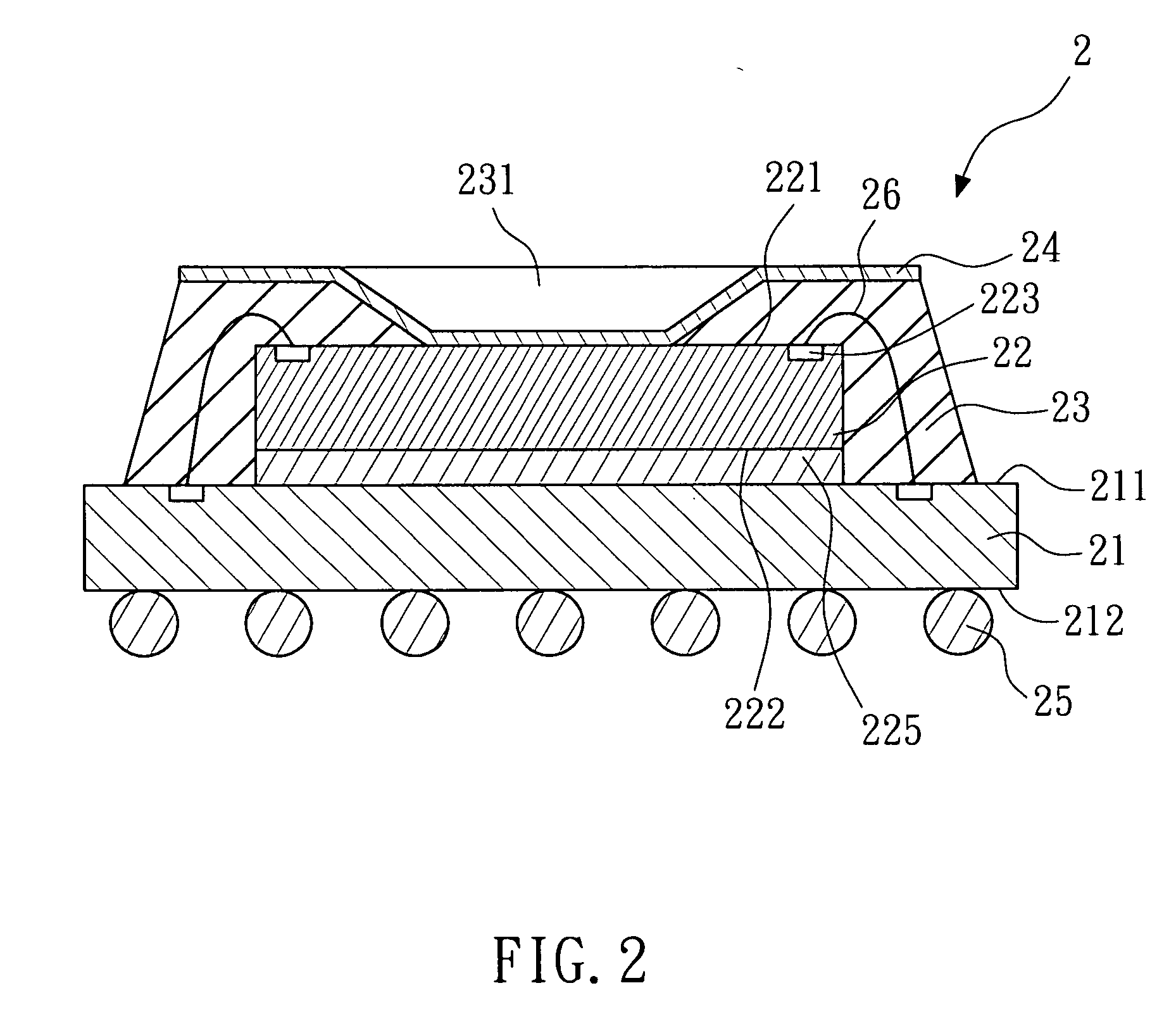 Semiconductor package having an antenna