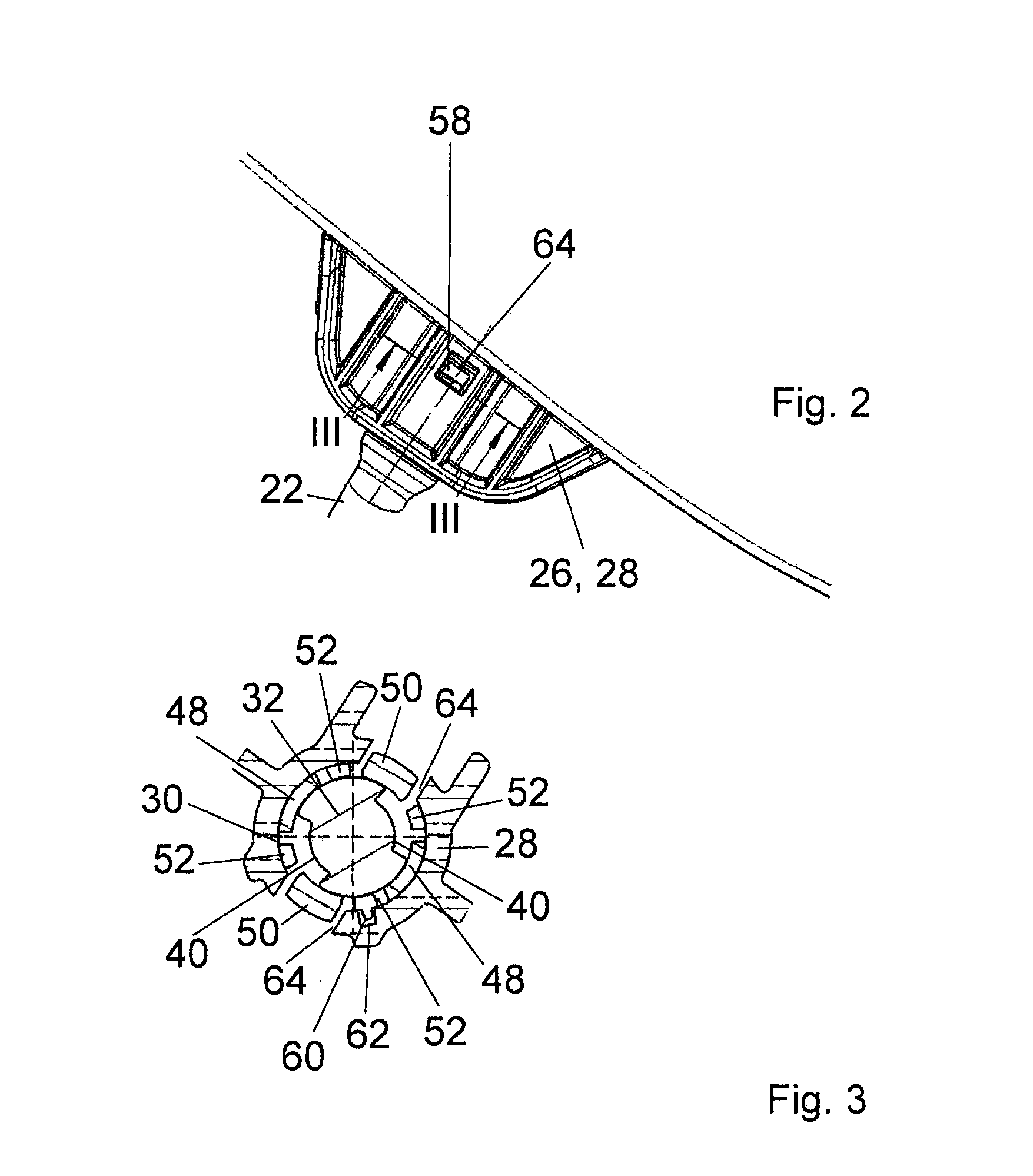 Bearing Arrangement Having A Bearing Socket