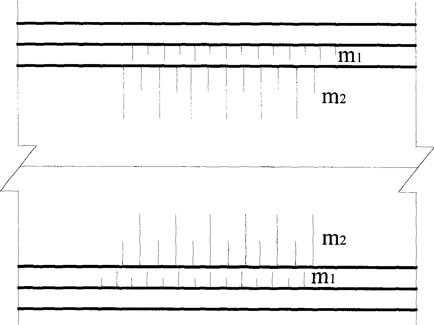 V type discharging and guiding slot water power optimum section design method of viscous debris flow and application thereof