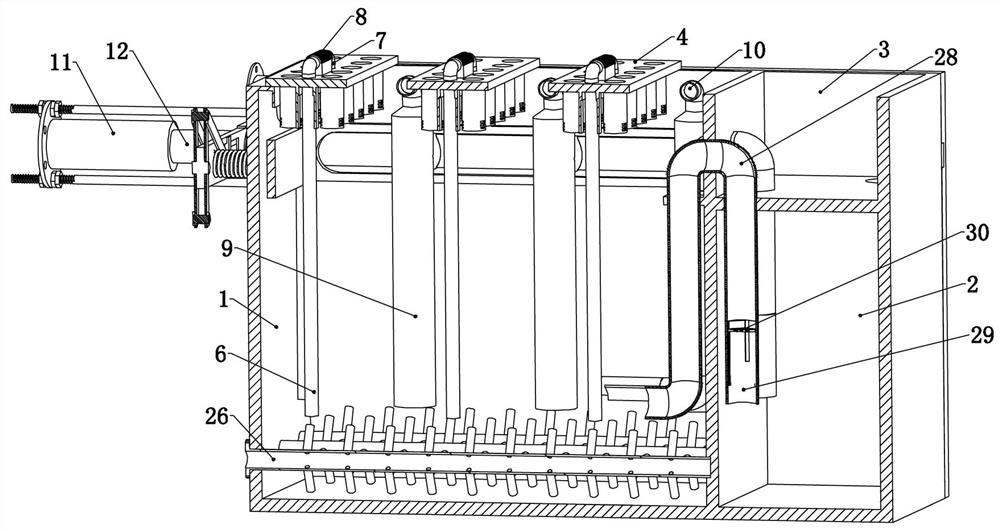 Energy-saving and environment-friendly sludge and sewage biological treatment equipment and use method thereof