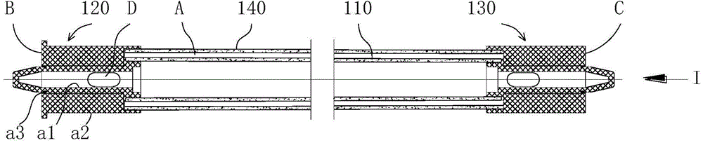 Cross flow filtering device and filtering assembly used for same