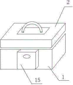 Safe deposit box capable of unlocking by using fingerprints