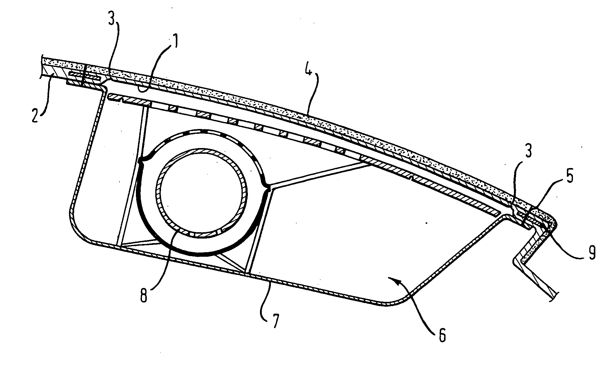 Flexible airbag flap