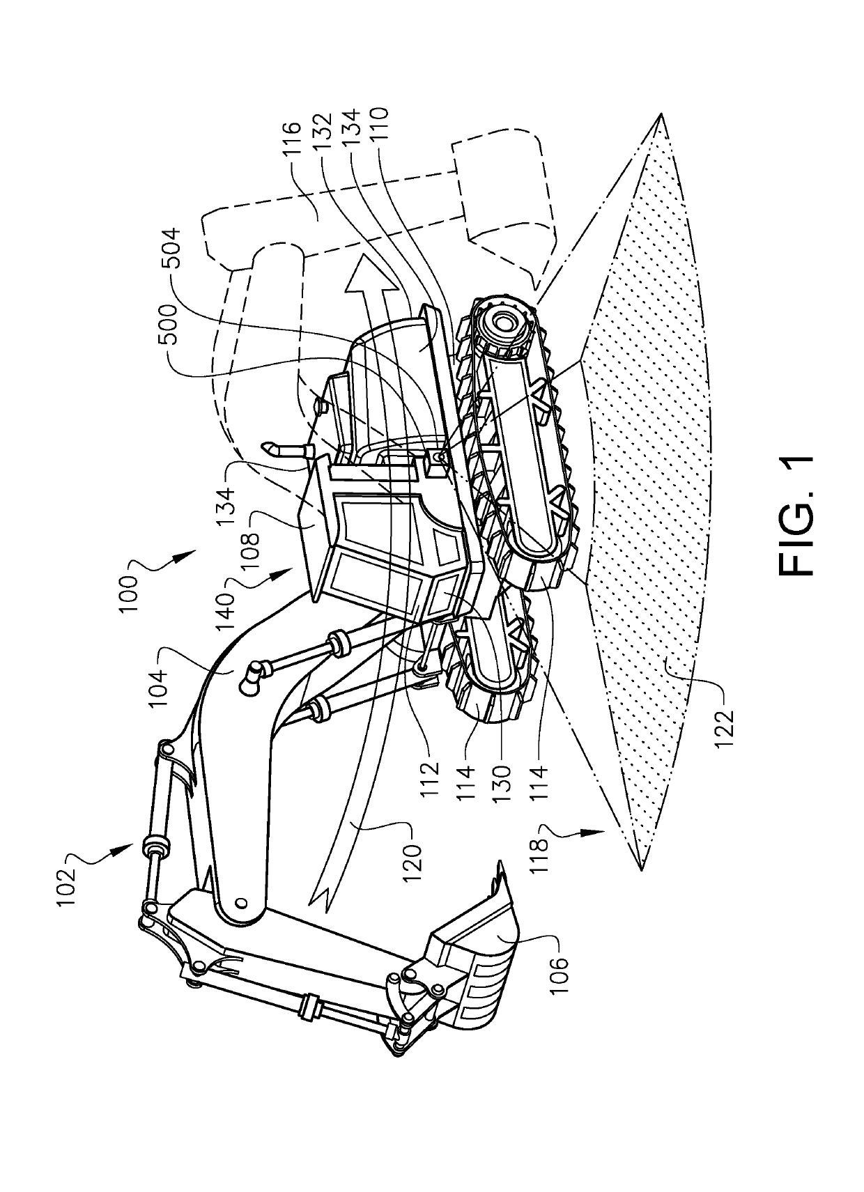 A warning system for a working machine